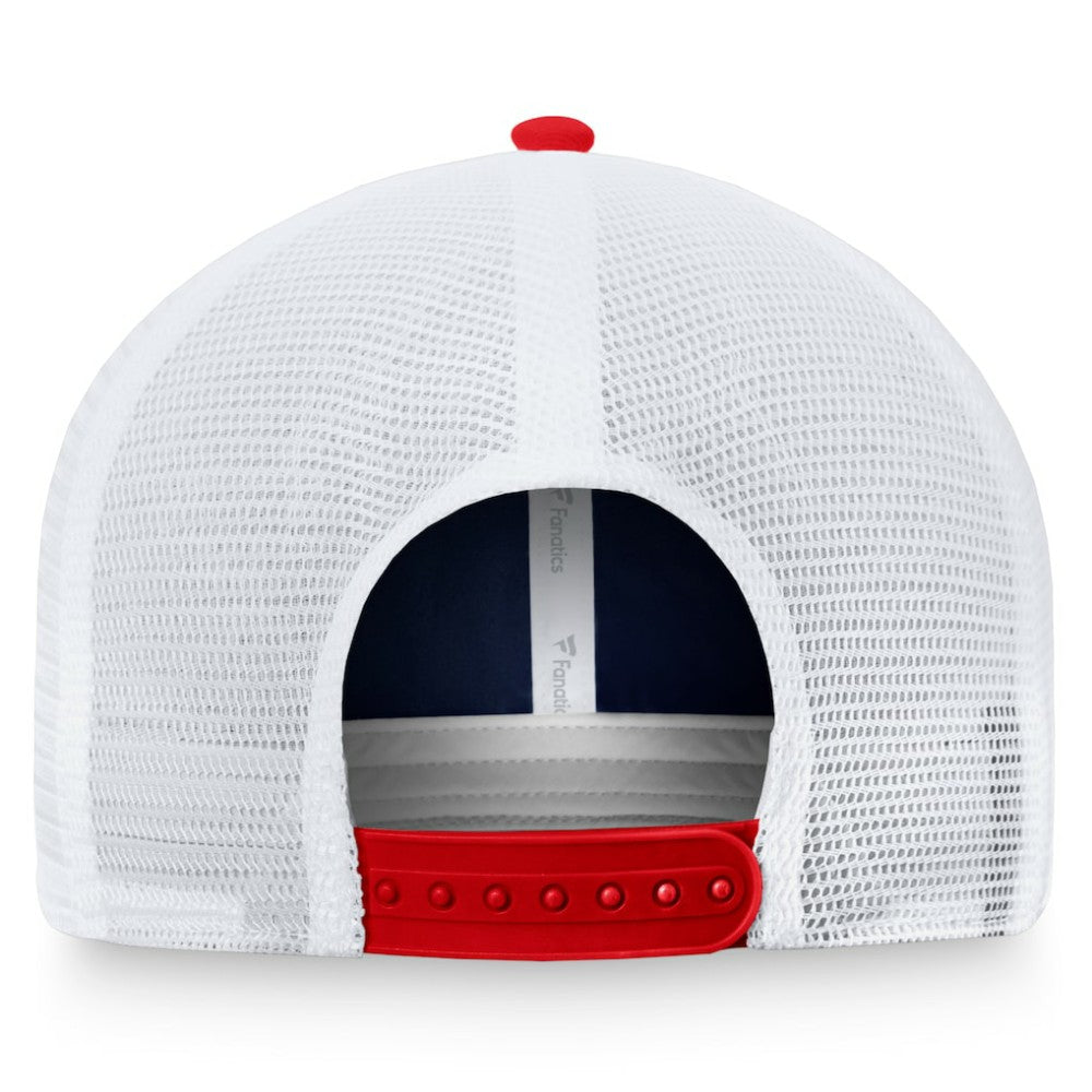 Boston Red Sox Fanatics Two-Tone Patch Trucker Adjustable Hat - MLB Hats