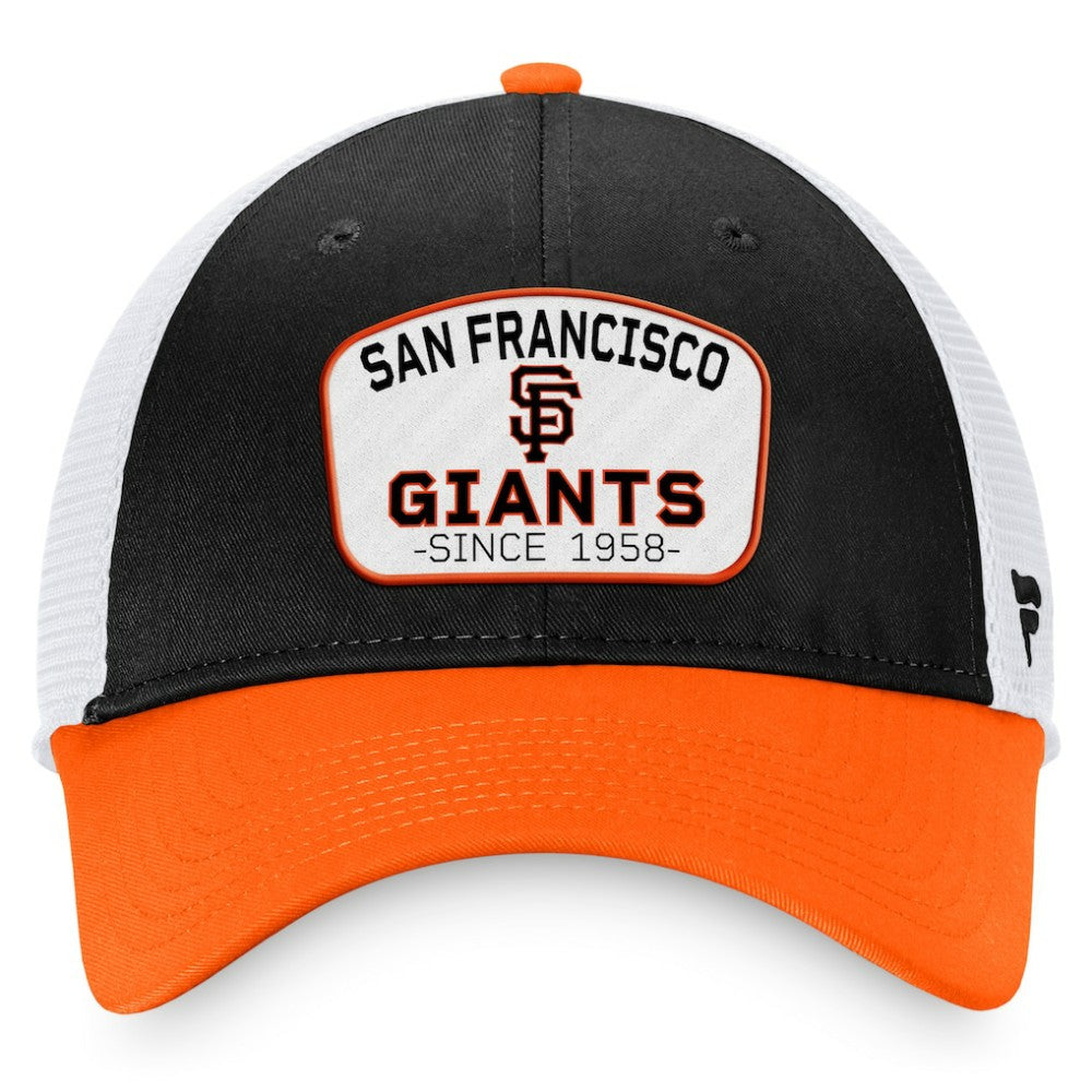 San Francisco Giants Fanatics Two-Tone Patch Trucker Adjustable Hat - MLB Hats