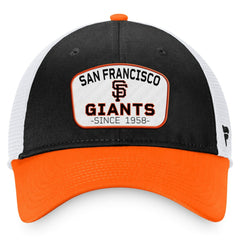 San Francisco Giants Fanatics Two-Tone Patch Trucker Adjustable Hat - MLB Hats