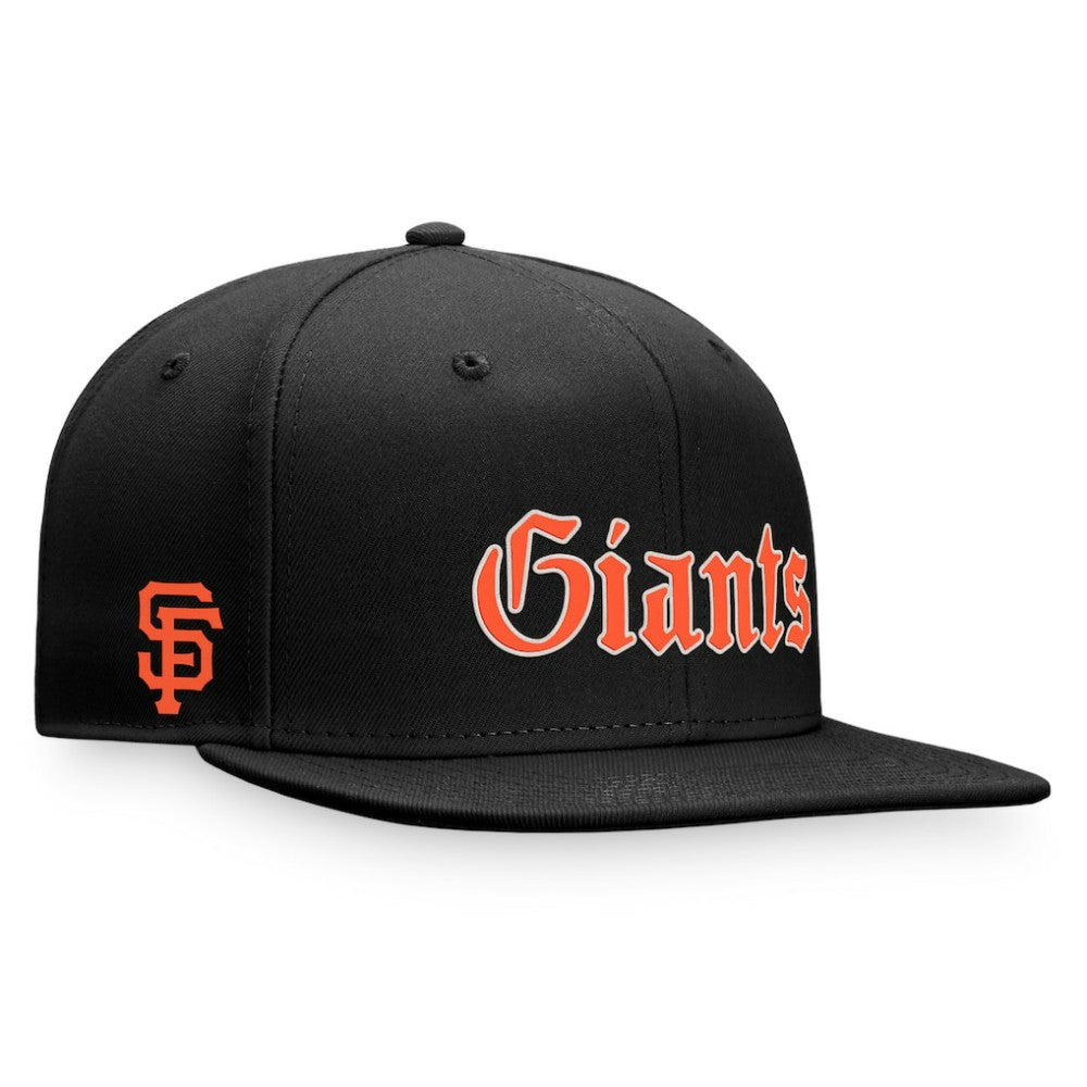 San Francisco Giants Fanatics Gothic Script Fitted Hat - MLB Hats