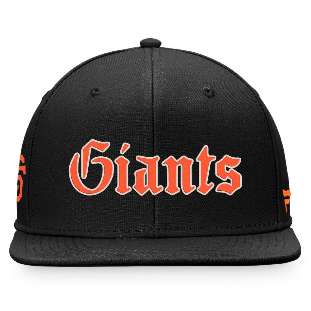 San Francisco Giants Fanatics Gothic Script Fitted Hat - MLB Hats