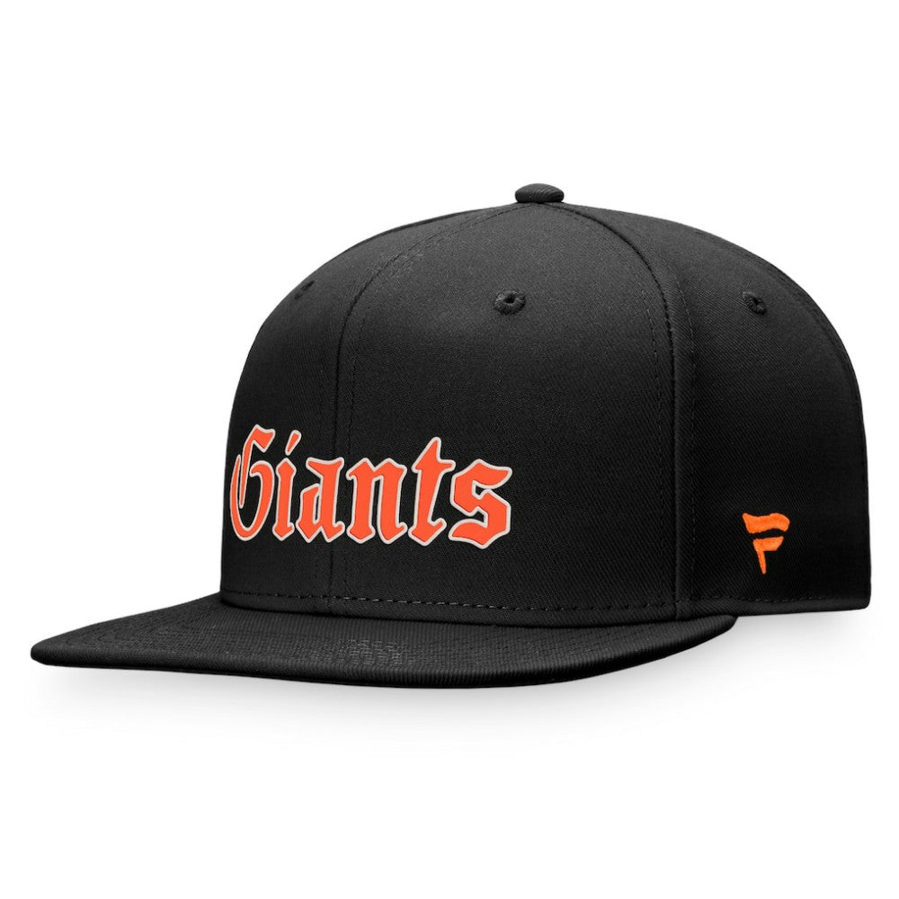 San Francisco Giants Fanatics Gothic Script Fitted Hat - MLB Hats