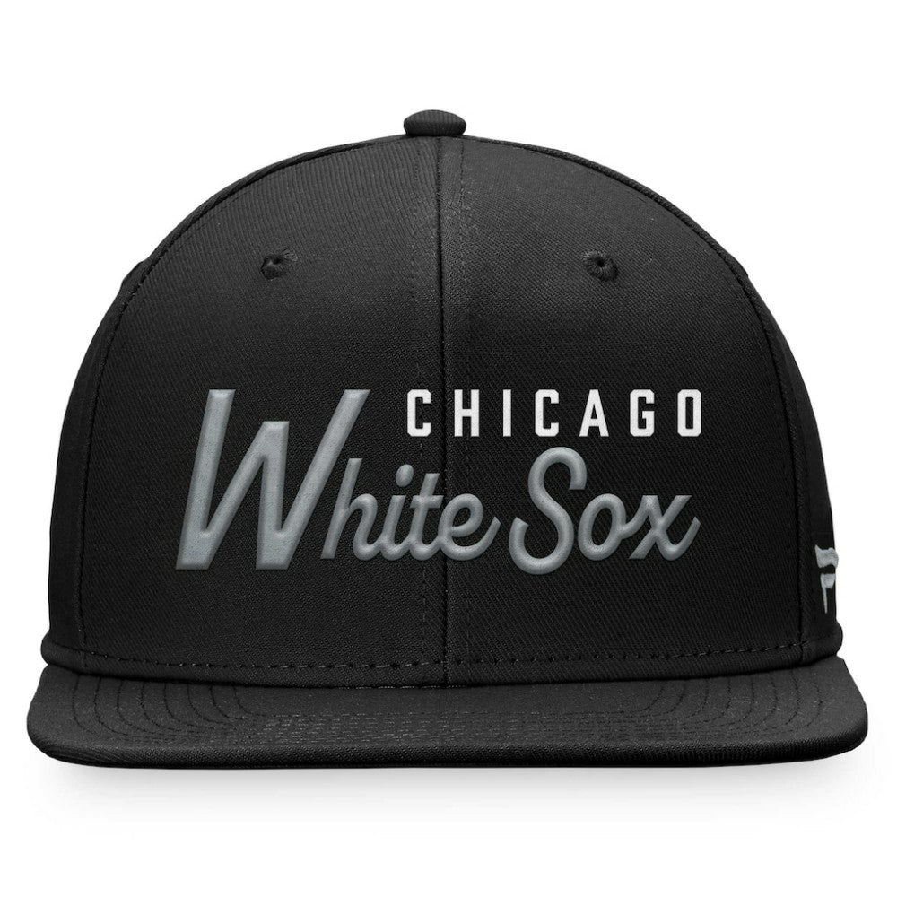 Chicago White Sox Fanatics Script Snapback Hat - MLB Hats