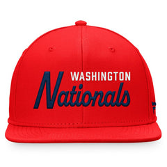 Washington Nationals Fanatics Script Snapback Hat - MLB Hats