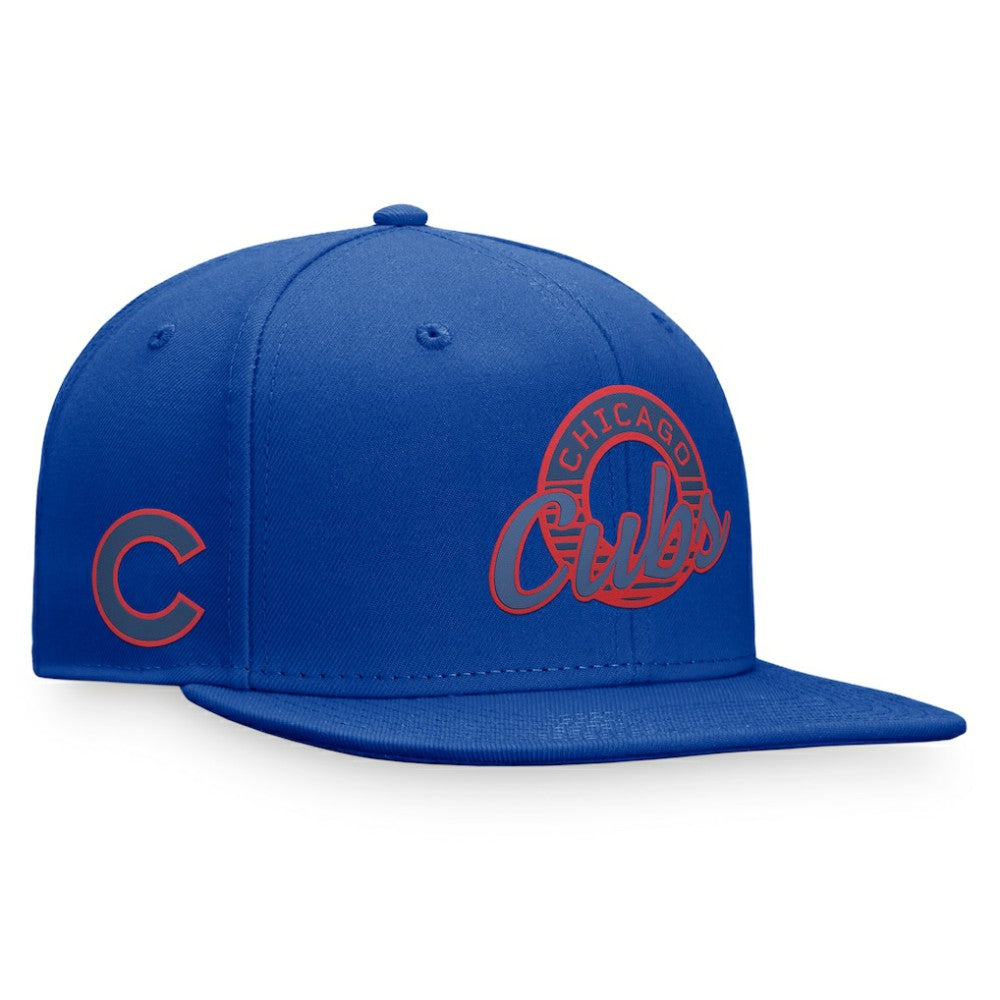 Chicago Cubs Fanatics Circle Script Snapback Hat - MLB Hats