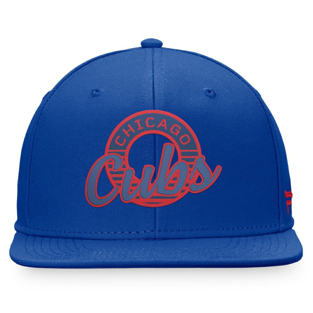 Chicago Cubs Fanatics Circle Script Snapback Hat - MLB Hats