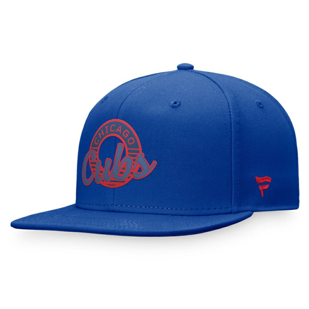 Chicago Cubs Fanatics Circle Script Snapback Hat - MLB Hats