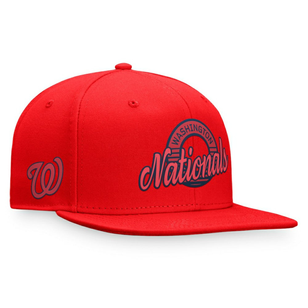 Washington Nationals Fanatics Circle Script Snapback Hat - MLB Hats