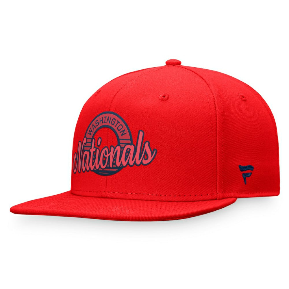 Washington Nationals Fanatics Circle Script Snapback Hat - MLB Hats