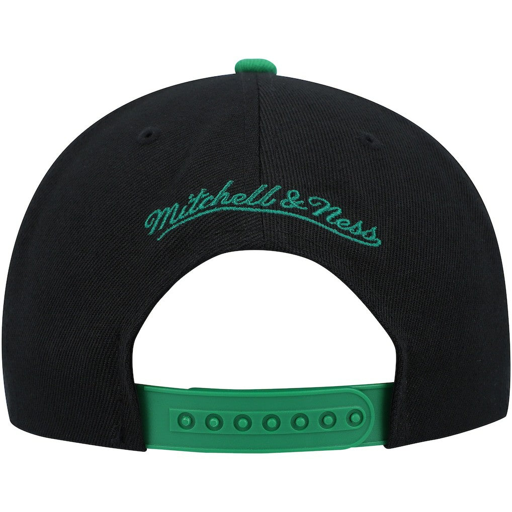 Black/Green Boston Celtics Side Core 2.0 Snapback Hat | NBA