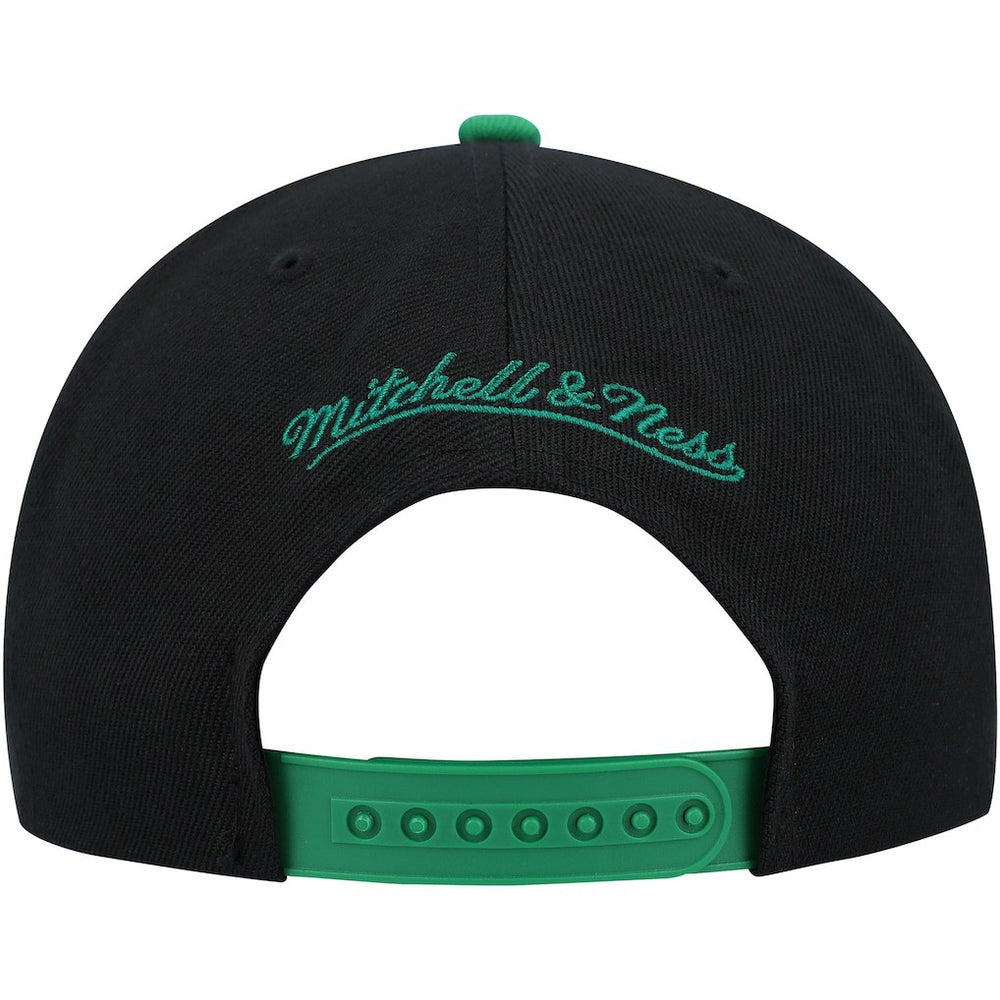 Black/Green Boston Celtics Side Core 2.0 Snapback Hat | NBA
