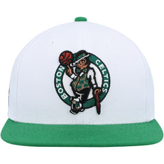 White/Green Boston Celtics Side Core 2.0 Snapback Hat | NBA