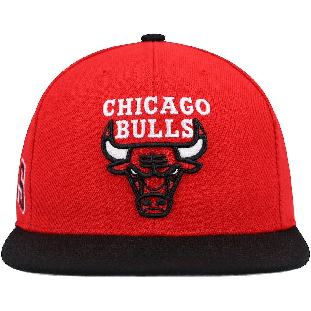 Red/Black Chicago Bulls Side Core 2.0 Snapback Hat | NBA
