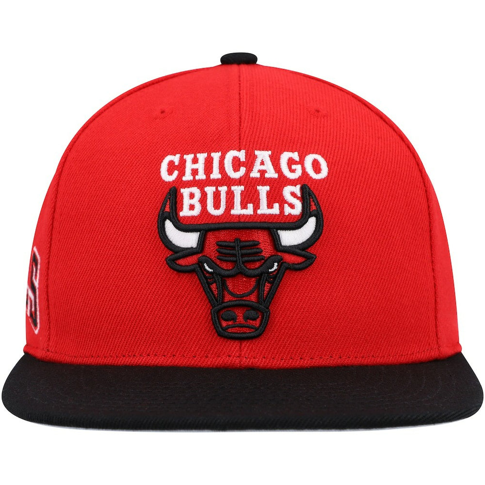 Red/Black Chicago Bulls Side Core 2.0 Snapback Hat | NBA