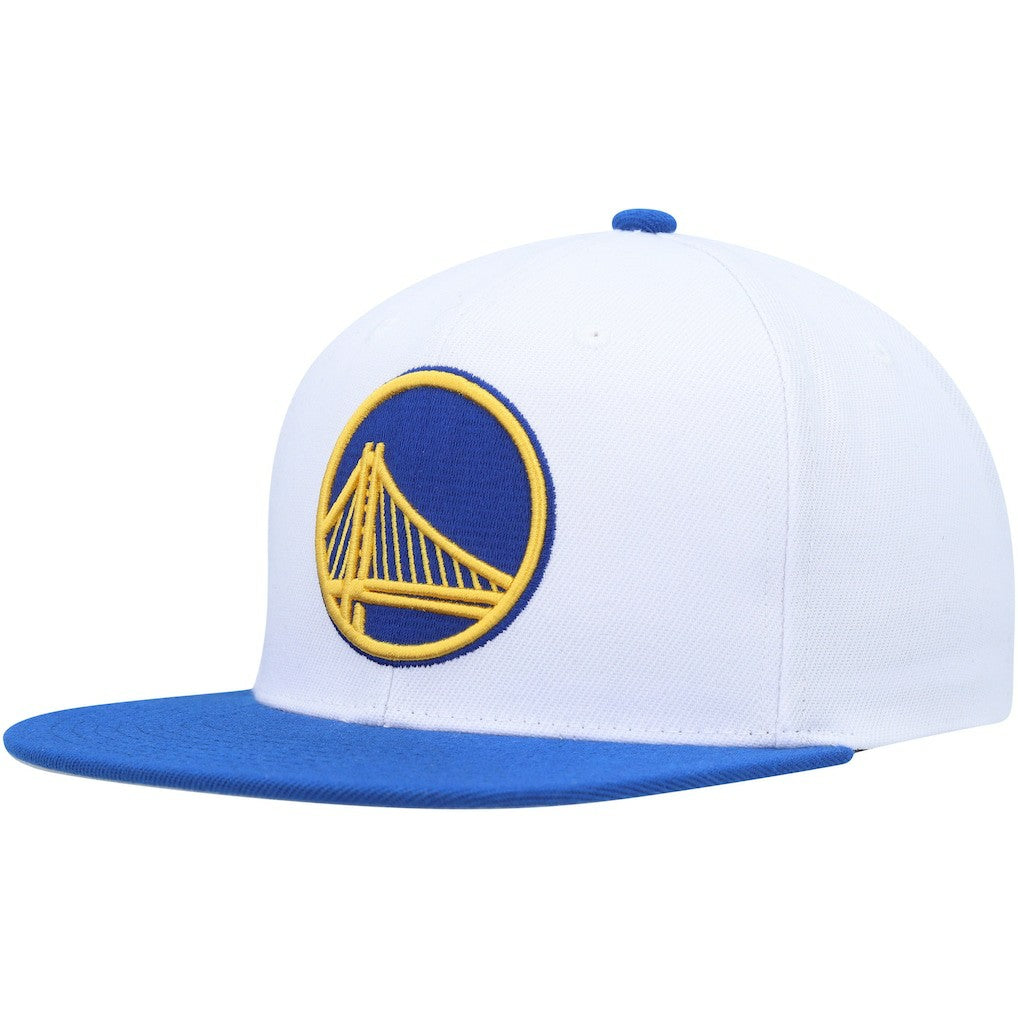 White/Royal Golden State Warriors Side Core 2.0 Snapback Hat sale | NBA