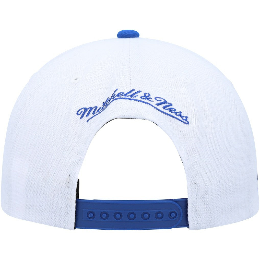 White/Royal Golden State Warriors Side Core 2.0 Snapback Hat sale | NBA
