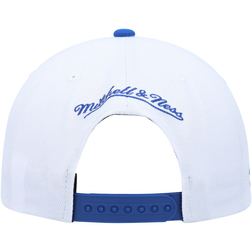 White/Royal Golden State Warriors Side Core 2.0 Snapback Hat sale | NBA