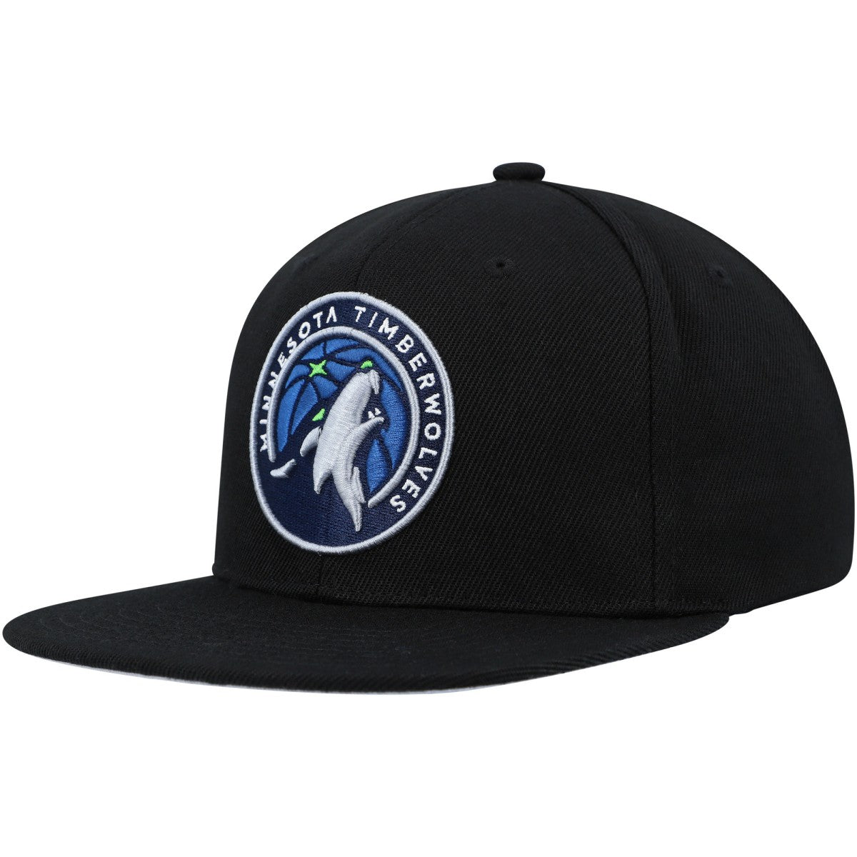Black Minnesota Timberwolves Side Core 2.0 Snapback Hat | NBA