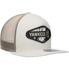 New York Yankees New Era Retro Beachin' Patch A-Frame Trucker 9FIFTY Snapback Hat - MLB Hats