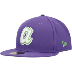 Atlanta Braves New Era Lime Side Patch 59FIFTY Fitted Hat - MLB Hats