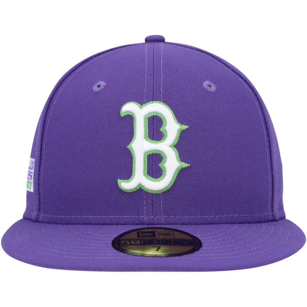 Boston Red Sox New Era Lime Side Patch 59FIFTY Fitted Hat - MLB Hats
