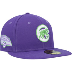 Chicago Cubs New Era Lime Side Patch 59FIFTY Fitted Hat - MLB Hats