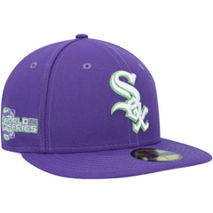 Chicago White Sox New Era Lime Side Patch 59FIFTY Fitted Hat - MLB Hats