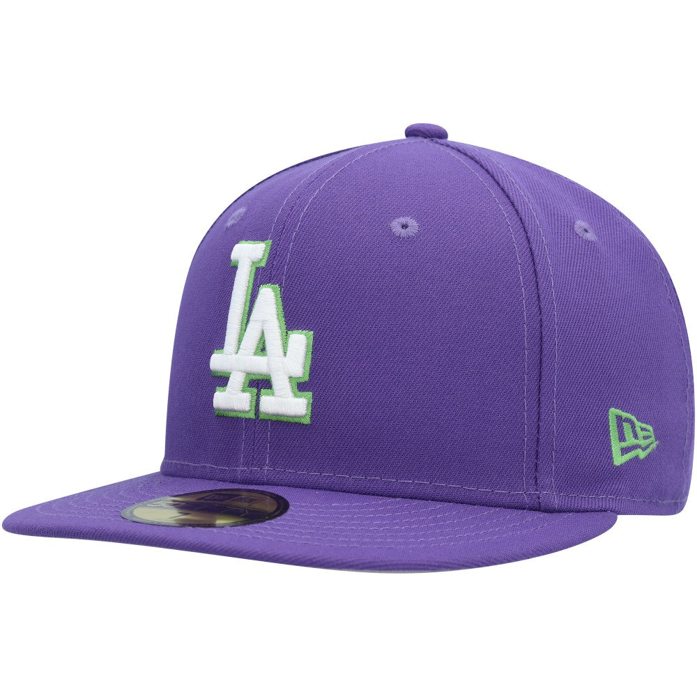 Los Angeles Dodgers New Era Lime Side Patch 59FIFTY Fitted Hat - MLB Hats