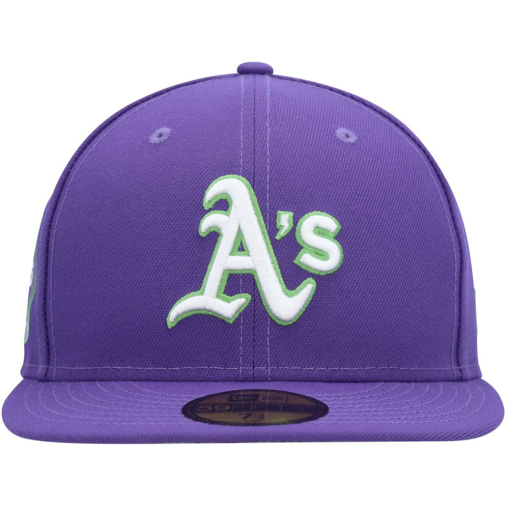 Athletics New Era Lime Side Patch 59FIFTY Fitted Hat - MLB Hats