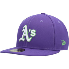 Athletics New Era Lime Side Patch 59FIFTY Fitted Hat - MLB Hats