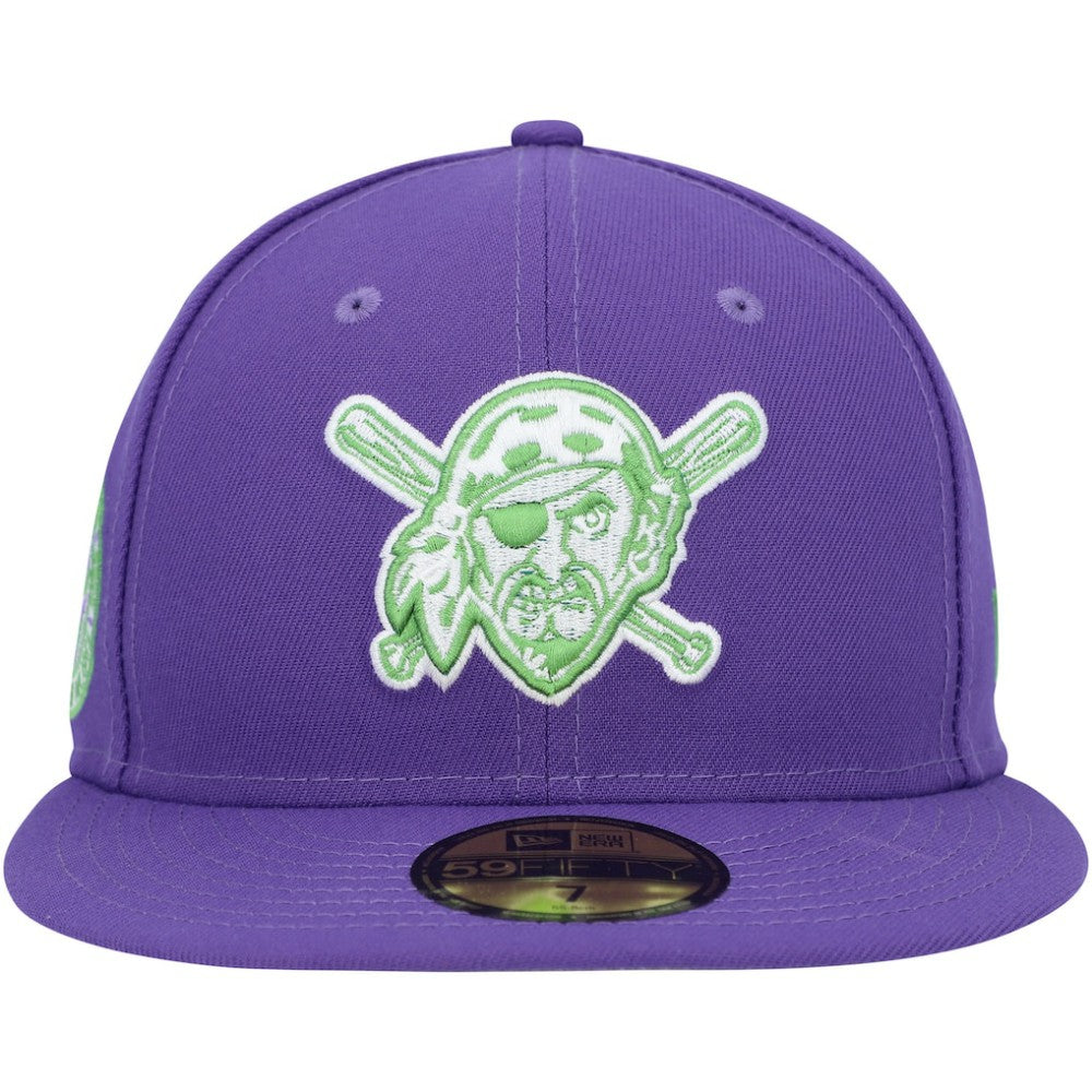 Pittsburgh Pirates New Era Lime Side Patch 59FIFTY Fitted Hat - MLB Hats