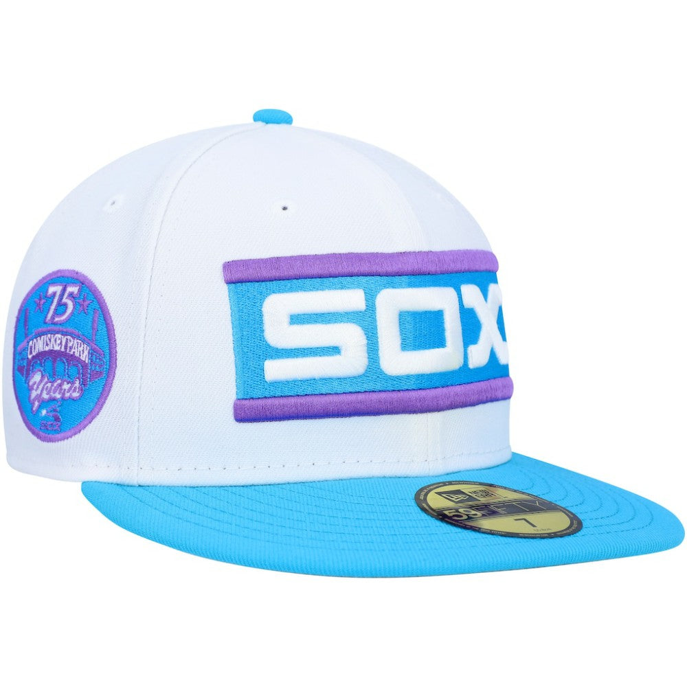 Chicago White Sox New Era Comiskey Park 75th Anniversary Vice 59FIFTY Fitted Hat - MLB Hats