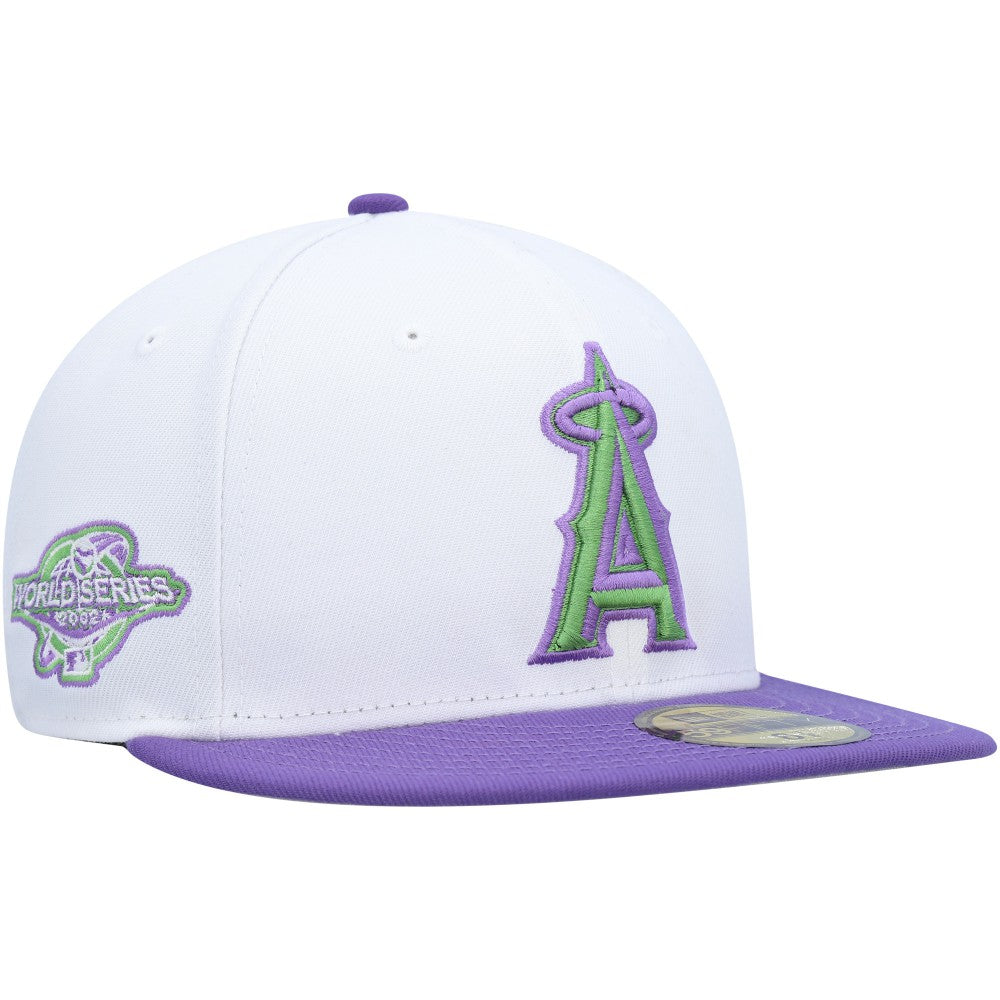 Los Angeles Angels New Era 2002 World Series Side Patch 59FIFTY Fitted Hat - MLB Hats