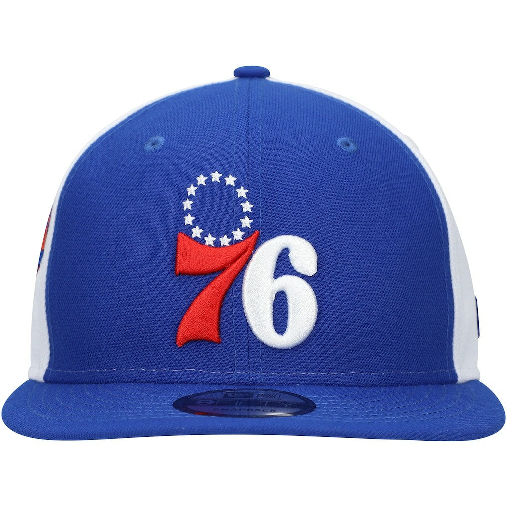 Royal Philadelphia 76ers Pop Panels 9FIFTY Snapback Hat | NBA
