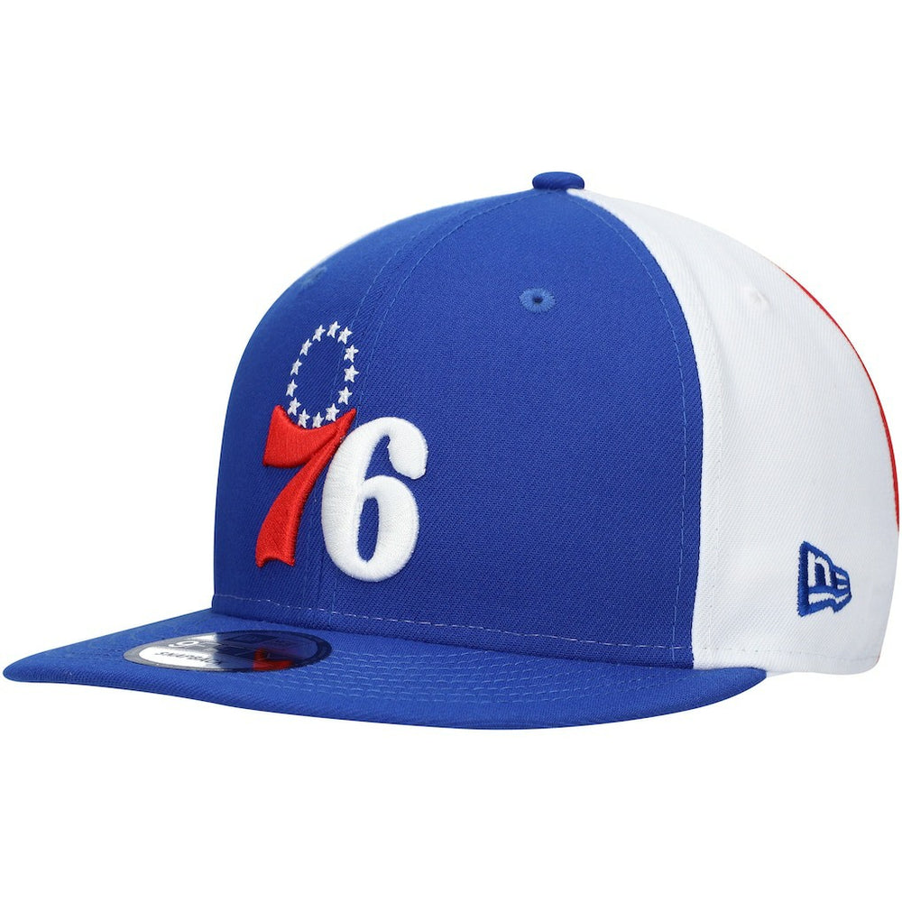 Royal Philadelphia 76ers Pop Panels 9FIFTY Snapback Hat | NBA