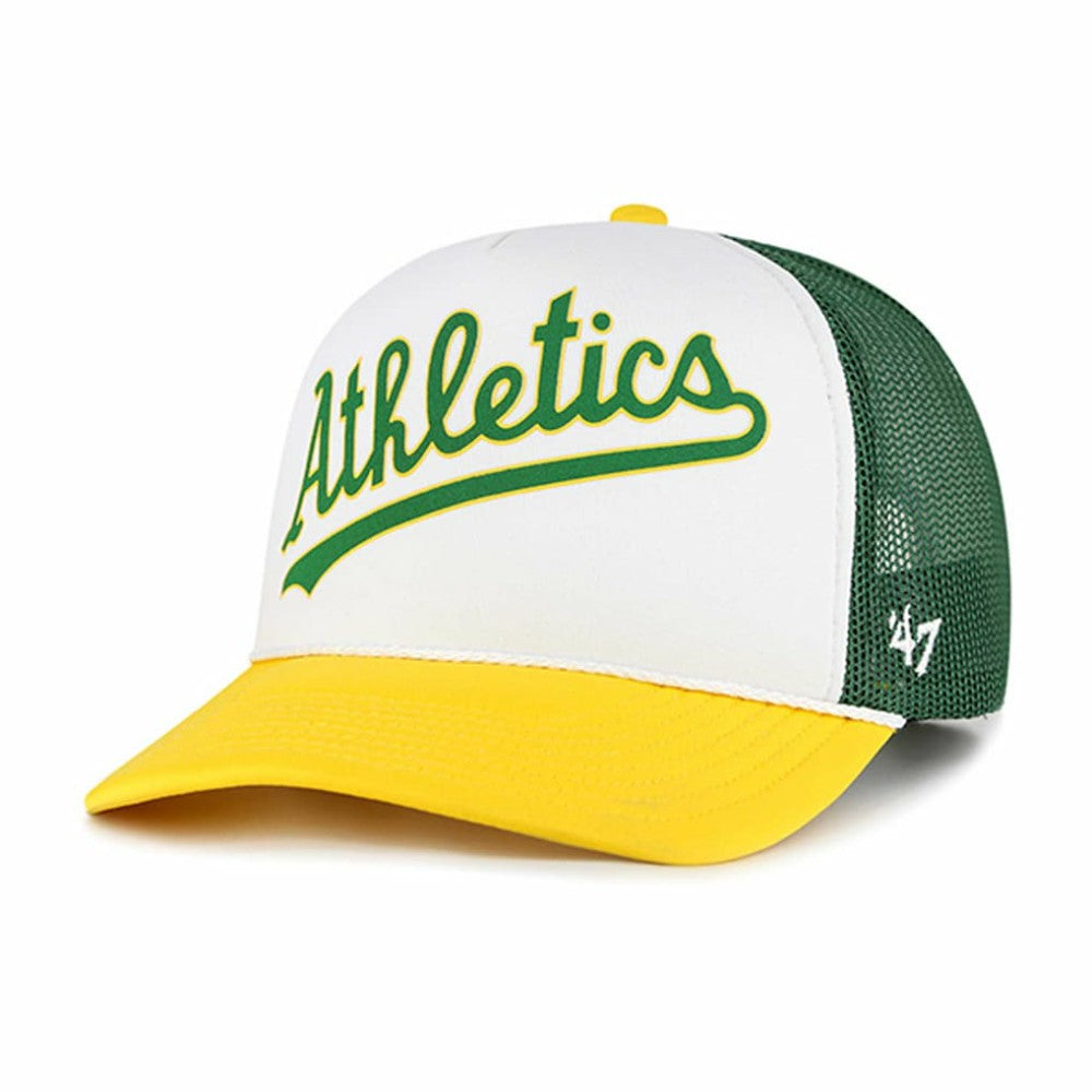 Athletics '47 Foam Front Script Trucker Snapback Hat - MLB Hats