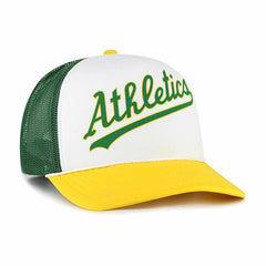 Athletics '47 Foam Front Script Trucker Snapback Hat - MLB Hats