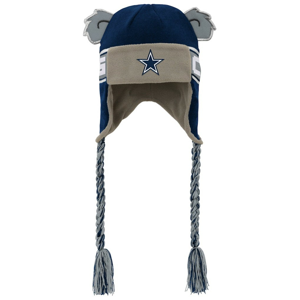Dallas Cowboys Youth Wordmark Ears Trooper Knit Hat | NFL New