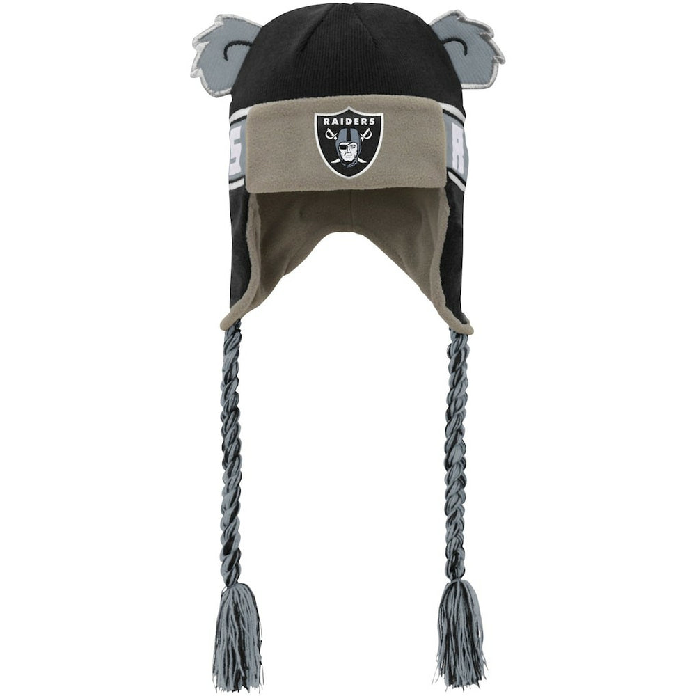 Las Vegas Raiders Youth Wordmark Ears Trooper Knit Hat | NFL Online