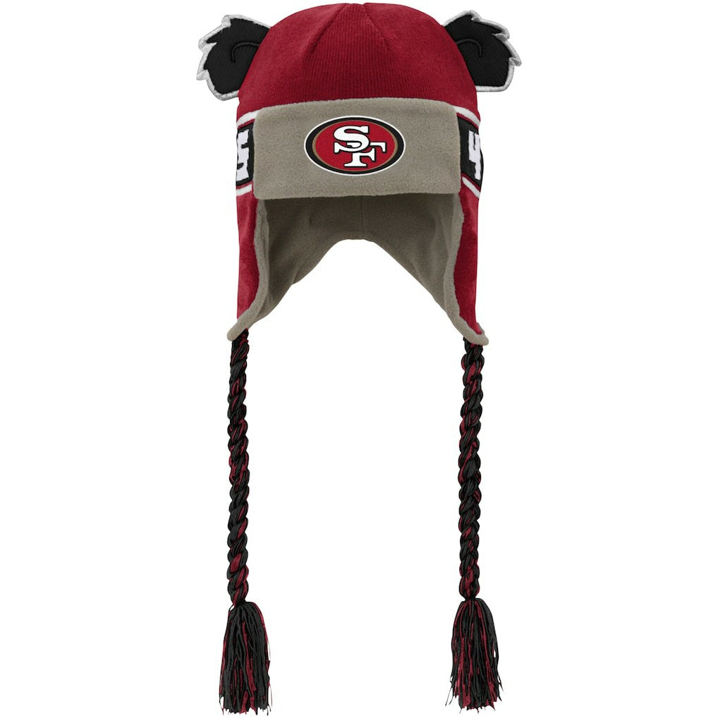 San Francisco 49ers Youth Wordmark Ears Trooper Knit Hat | NFL On sale