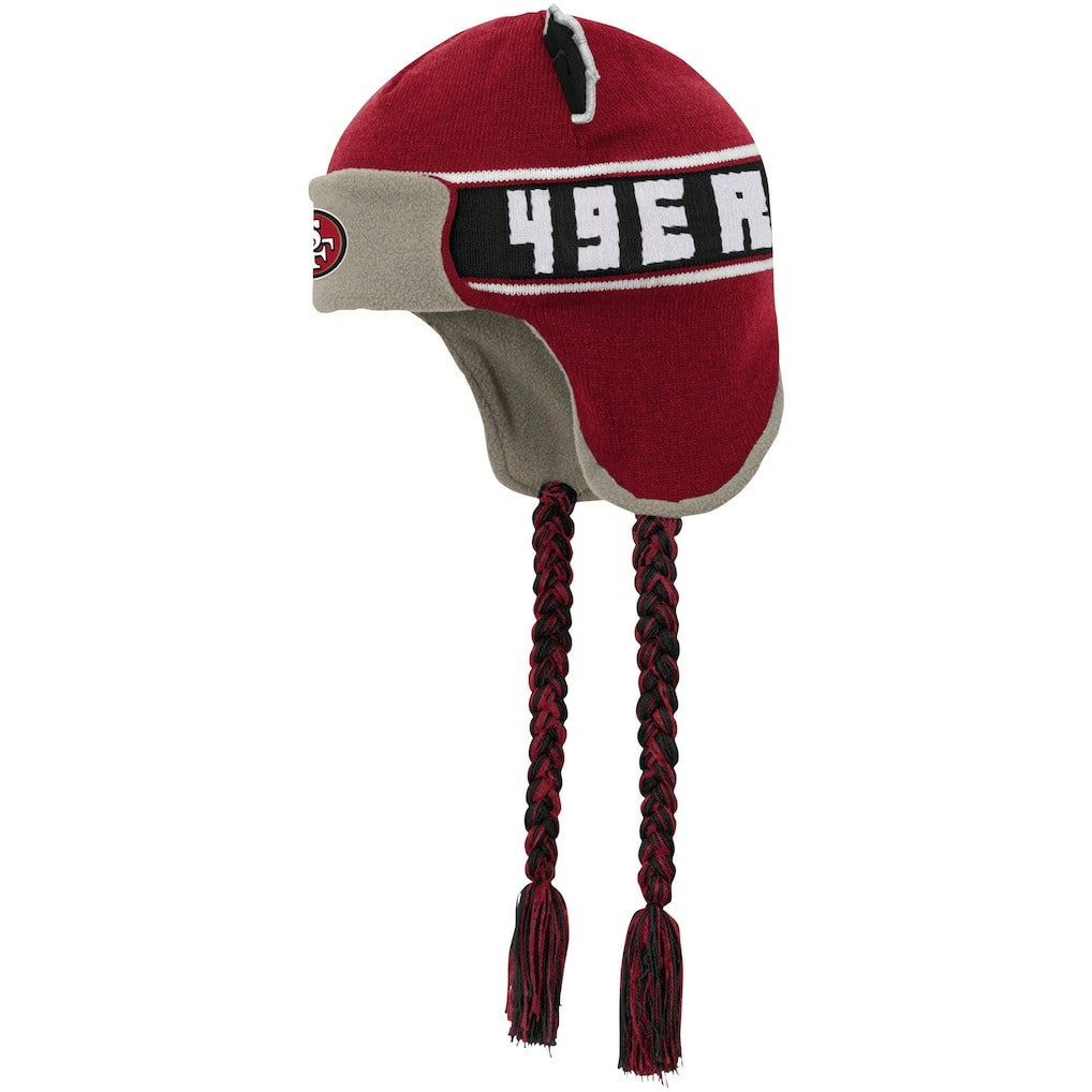 San Francisco 49ers Youth Wordmark Ears Trooper Knit Hat | NFL On sale