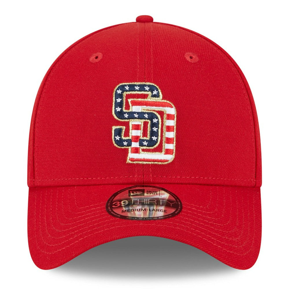 San Diego Padres New Era 2023 Fourth of July 39THIRTY Flex Hat - MLB Hats