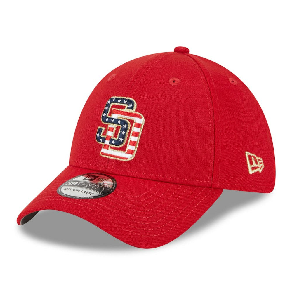 San Diego Padres New Era 2023 Fourth of July 39THIRTY Flex Hat - MLB Hats