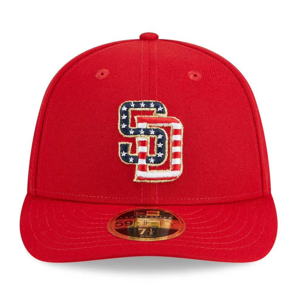San Diego Padres New Era 2023 Fourth of July Low Profile 59FIFTY Fitted Hat - MLB Hats