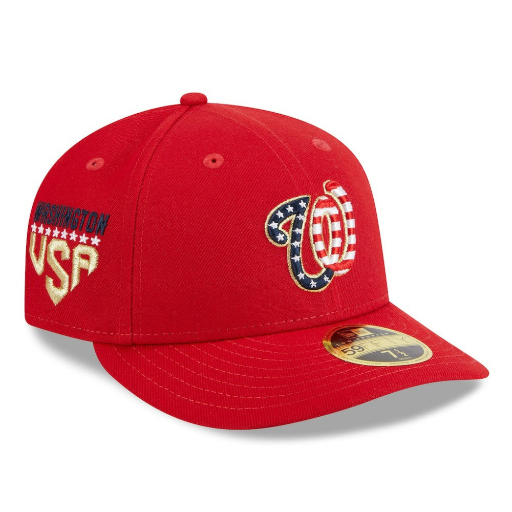 Washington Nationals New Era 2023 Fourth of July Low Profile 59FIFTY Fitted Hat - MLB Hats