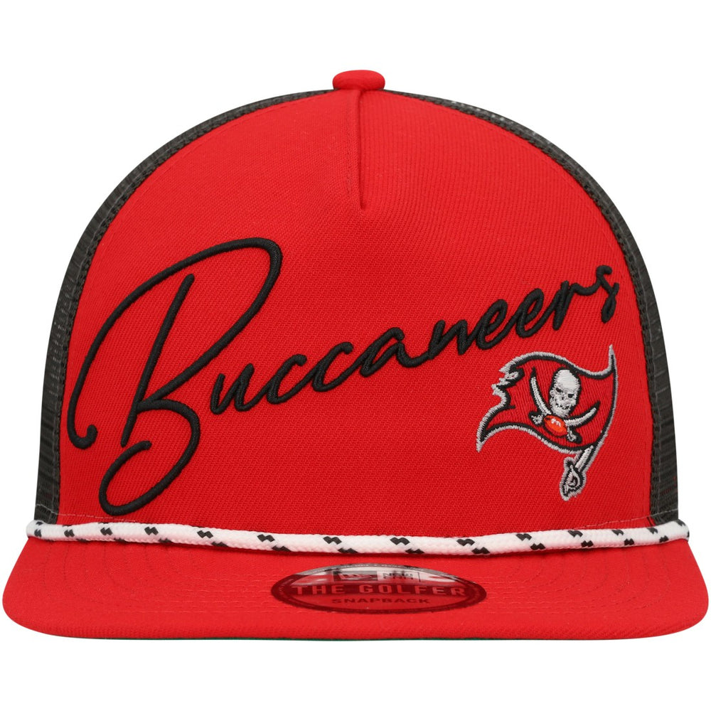 Tampa Bay Buccaneers Script Logo Golfer 9FIFTY Snapback Hat | NFL Near me