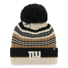 New York Giants '47 Women's Barista Cuffed Knit Hat with Pom | NFL Outlet