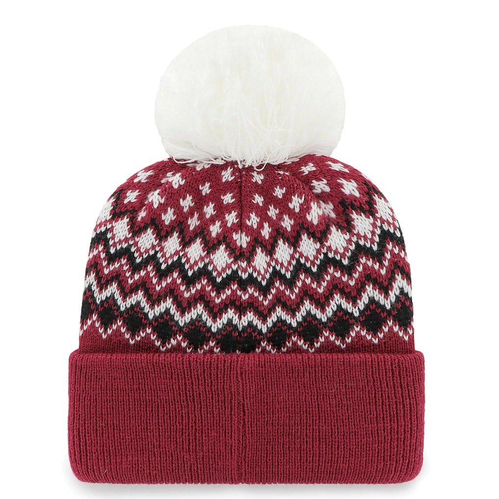 Arizona Cardinals '47 Women's Elsa Cuffed Knit Hat with Pom | NFL Discount