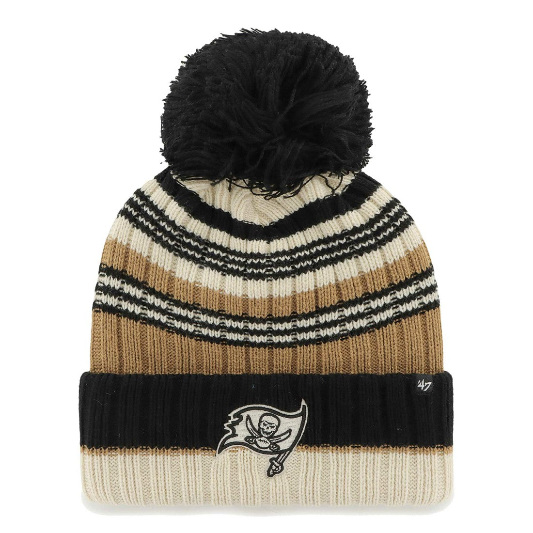Tampa Bay Buccaneers '47 Women's Barista Cuffed Knit Hat with Pom | NFL Discount