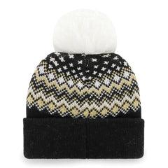 New Orleans Saints '47 Women's Elsa Cuffed Knit Hat with Pom | NFL Online